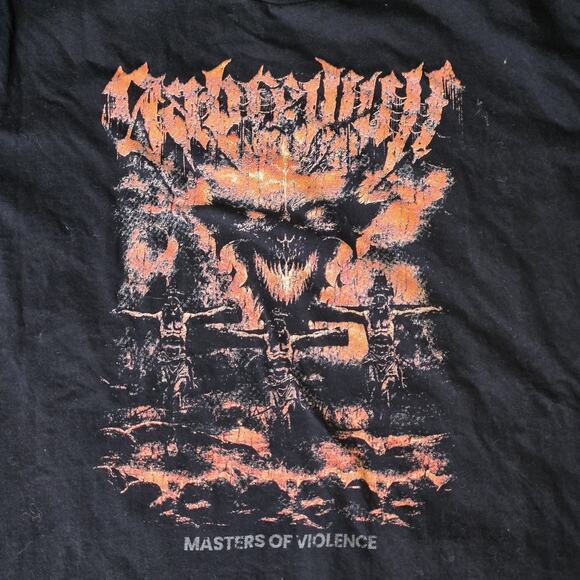 NEW Sabrewulf Band Masters Of Violence T-shirt Mens XL Grunge Punk Heavy Metal - Picture 2 of 9